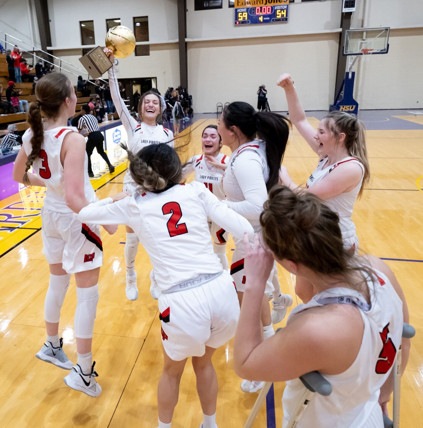 LCP girls celebration